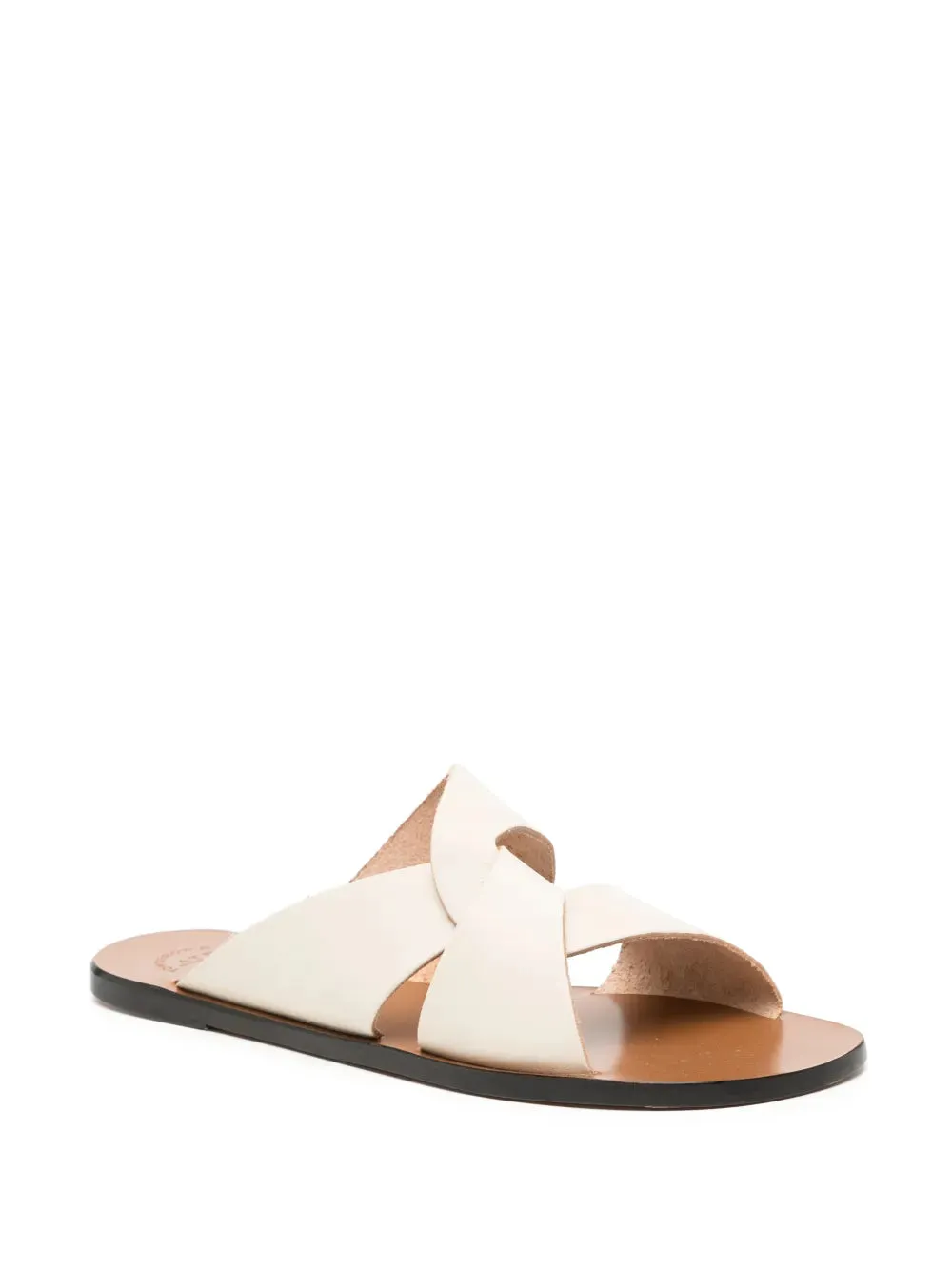 Allai Flat Sandals in Linen