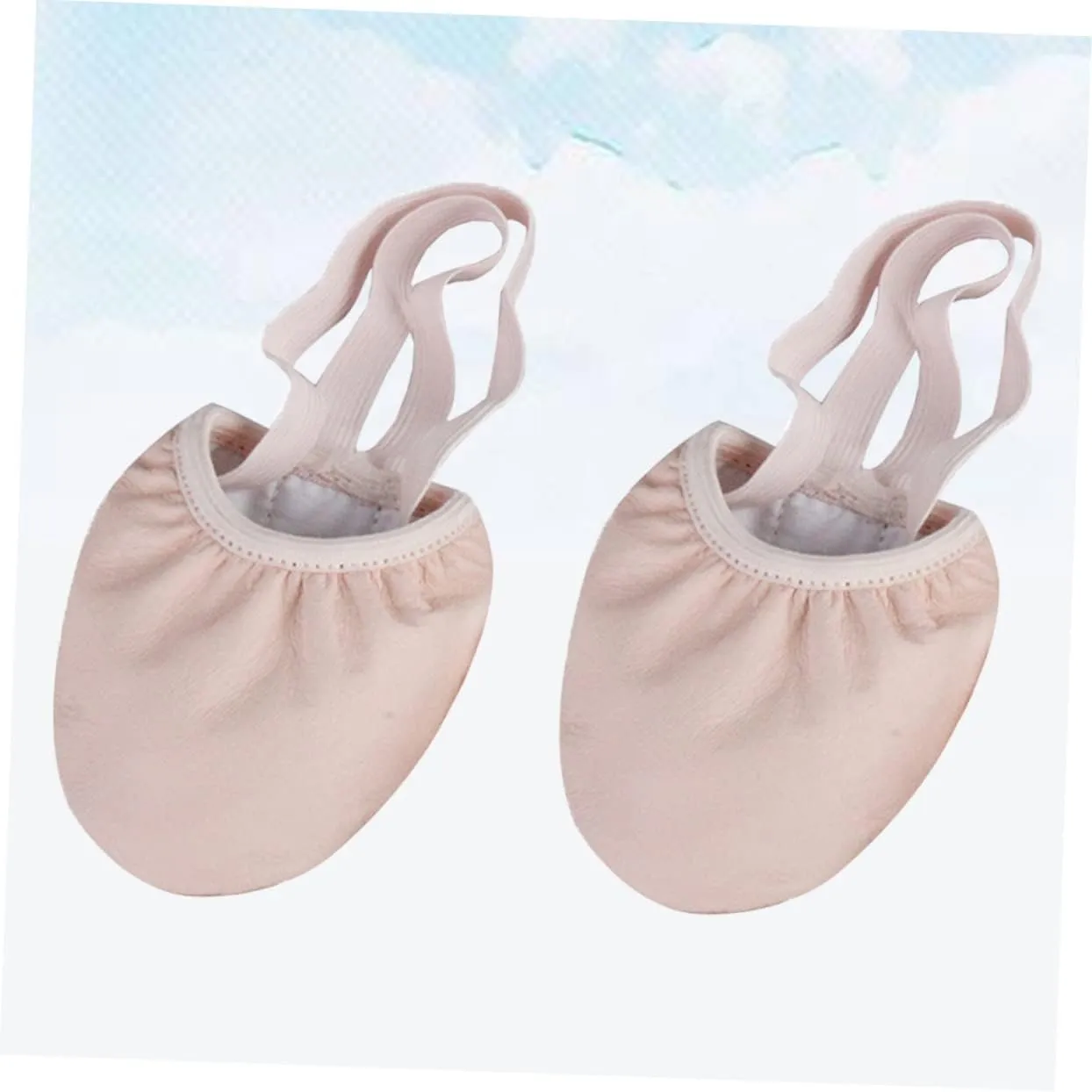 Ballet Shoes Women's Elastic Band Toe Shoes for Yoga Folk Modern Ballroom Jazz Size 36 Half Sole Design
