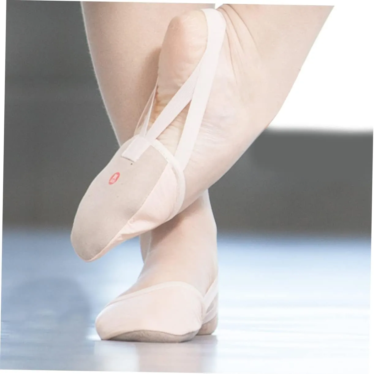 Ballet Shoes Women's Elastic Band Toe Shoes for Yoga Folk Modern Ballroom Jazz Size 36 Half Sole Design