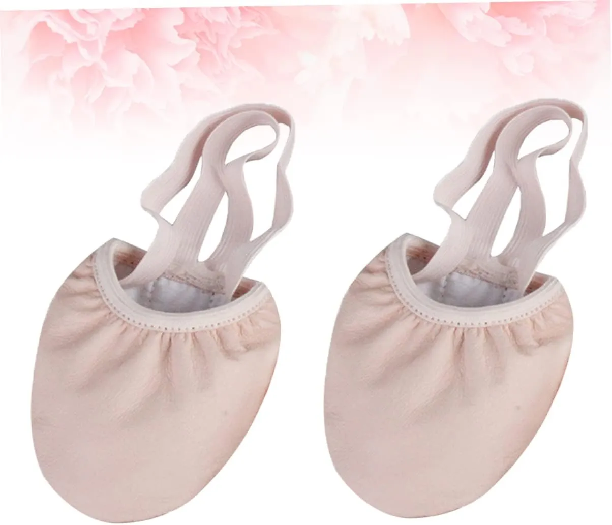 Ballet Shoes Women's Elastic Band Toe Shoes for Yoga Folk Modern Ballroom Jazz Size 36 Half Sole Design