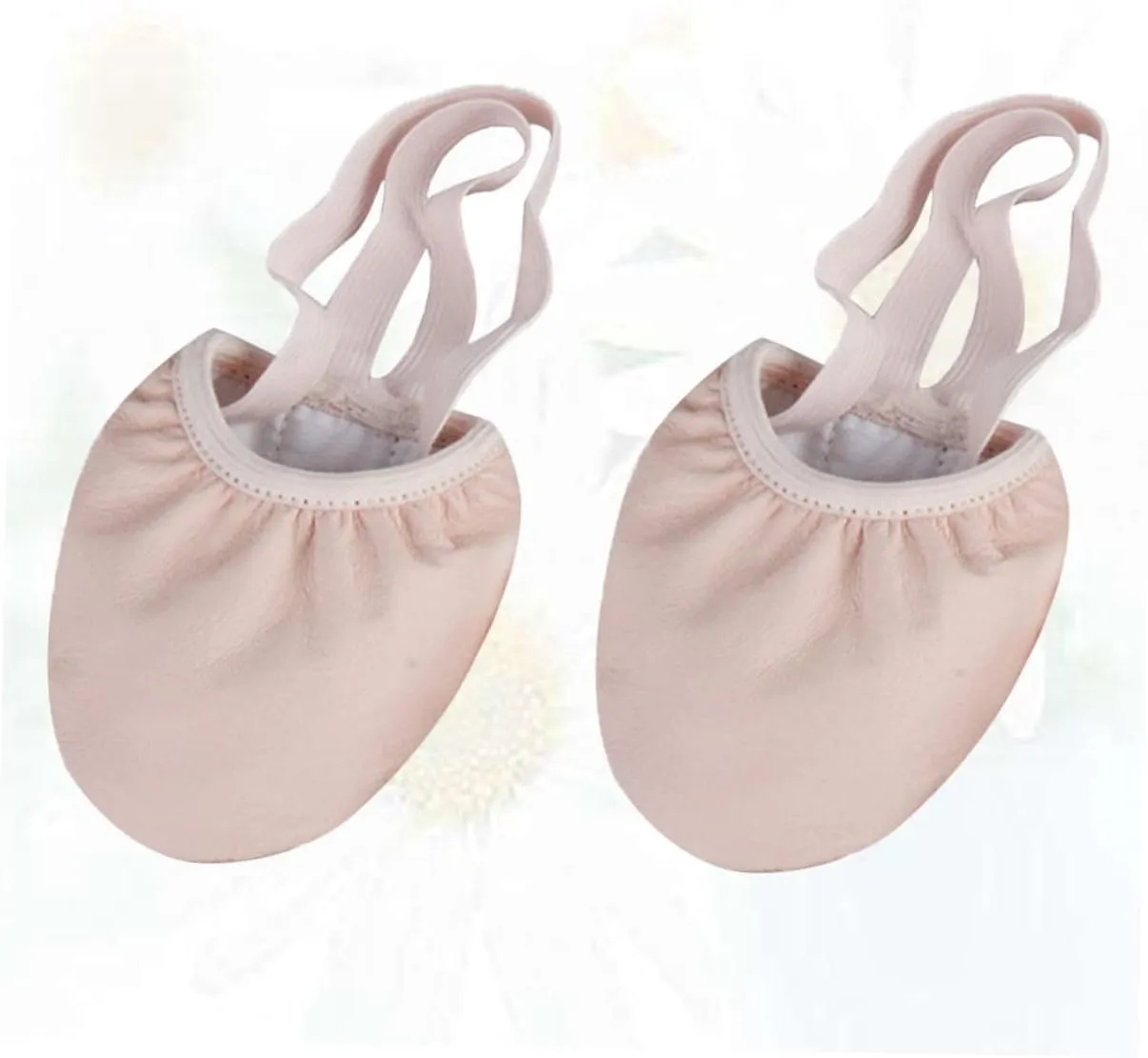 Ballet Shoes Women's Elastic Band Toe Shoes for Yoga Folk Modern Ballroom Jazz Size 36 Half Sole Design