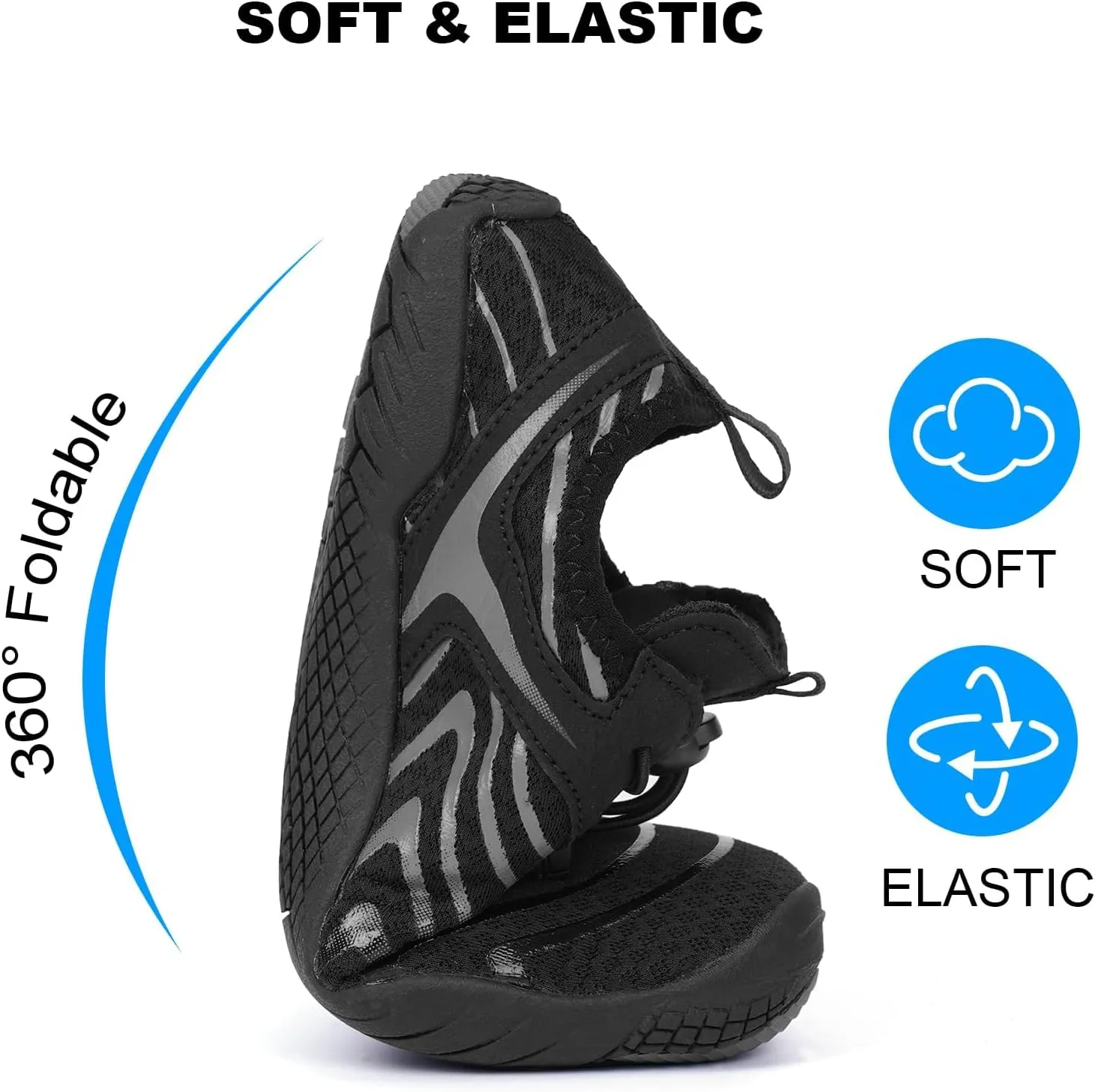 Barefoot Shoes Women Wide Toe Box Grounded Footwear Barefoot Shoe Women Neuropathy Water Shoe Womens Shoes Quick Dry Aqua Outdoor Sports for Swim Pool Beach Outdoor Diving Running Footwear