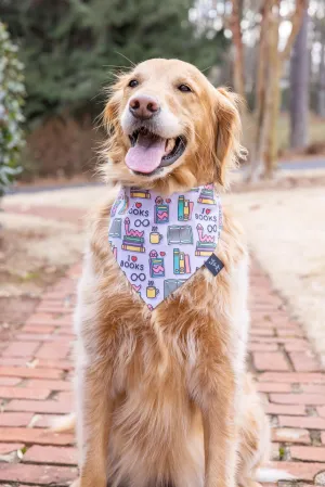 Book Worm Dog Bandana