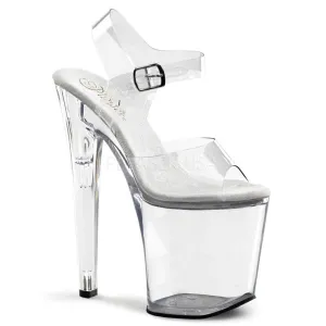 Buckled 8" Heel Platform Shoes