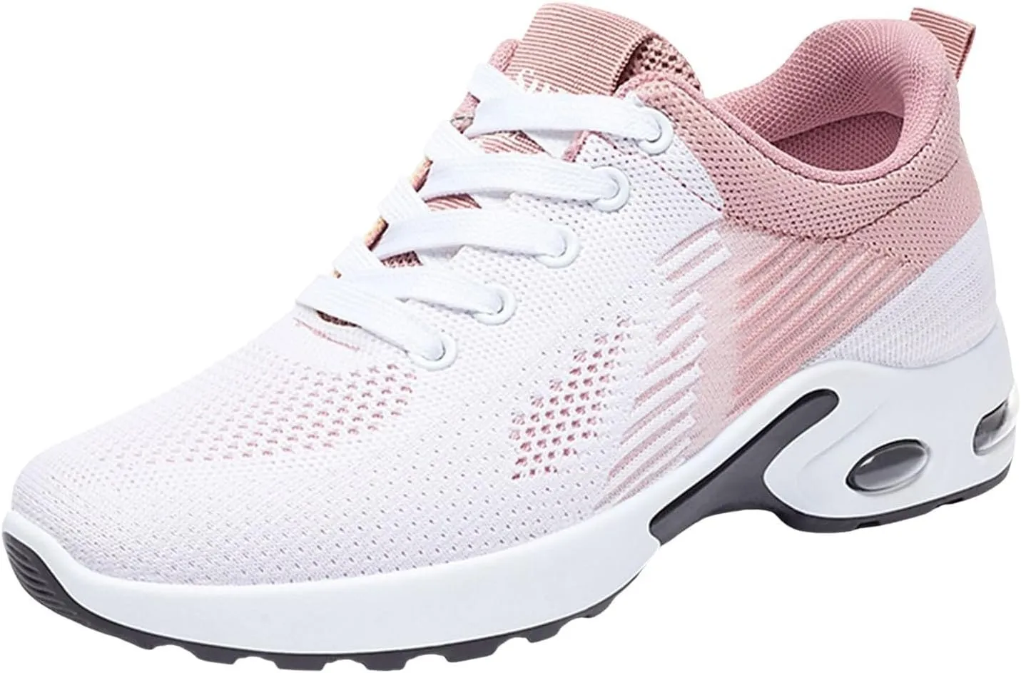 Casual Sneakers for Women Lightweight Breathable Non Slip Walking Shoes Air Cushion Running Tennis Walking Shoes Mesh Breathable Fashion Sneakers Work Tennis Sport Athletic Trainers