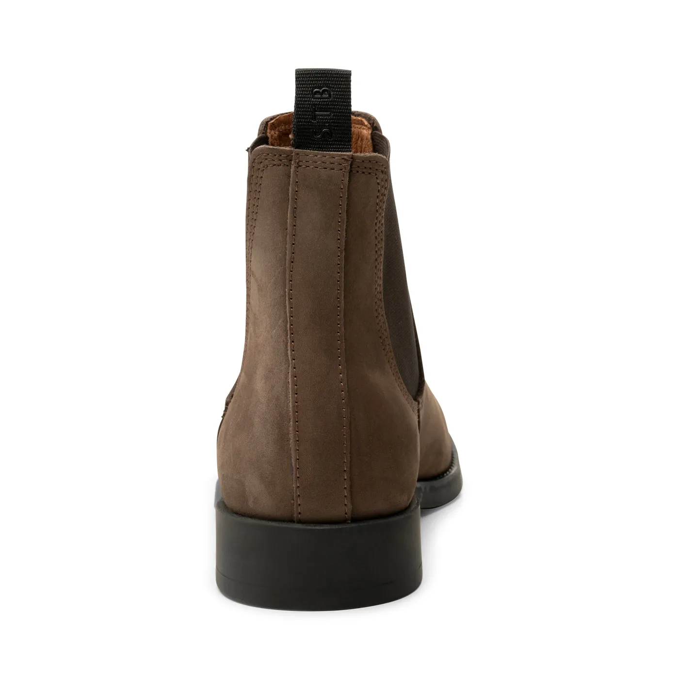 Charles chelsea støvle læder - DARK BROWN