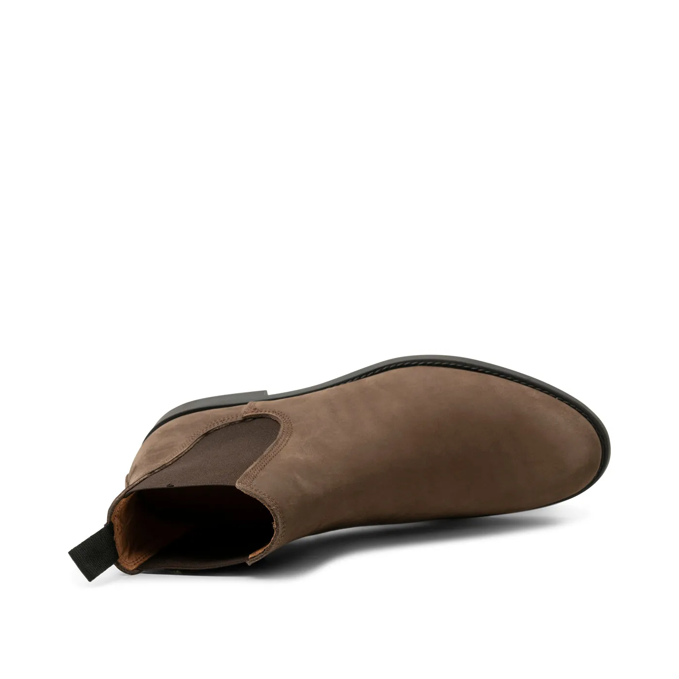 Charles chelsea støvle læder - DARK BROWN