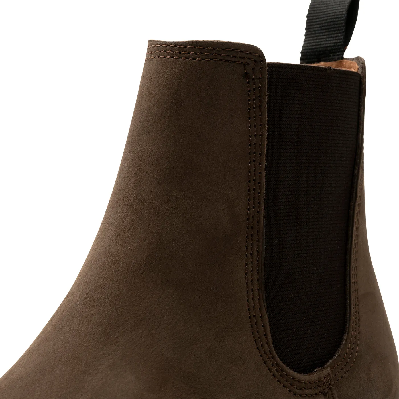 Charles chelsea støvle læder - DARK BROWN