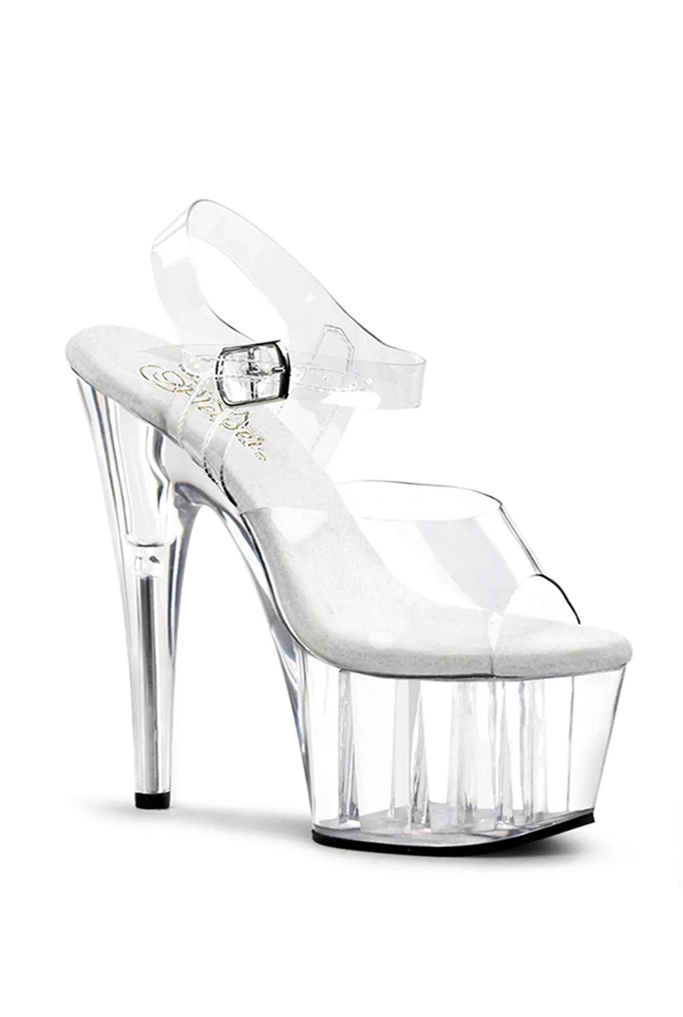 Clear Platform Stiletto Heel