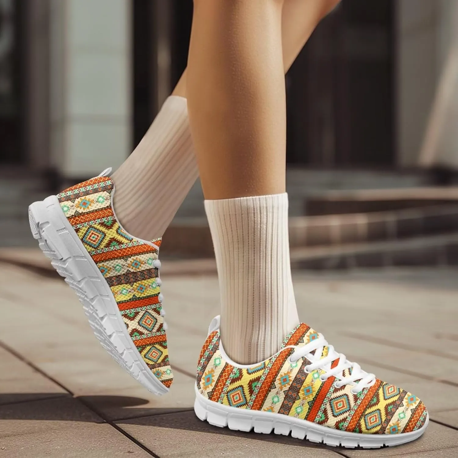 Comfortable Womens Running Shoes Fashion Sneakers Breathable Tennis Shoes