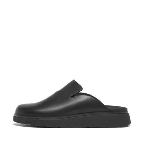 FitFlop Gen-FF Mens Leather Mules Black