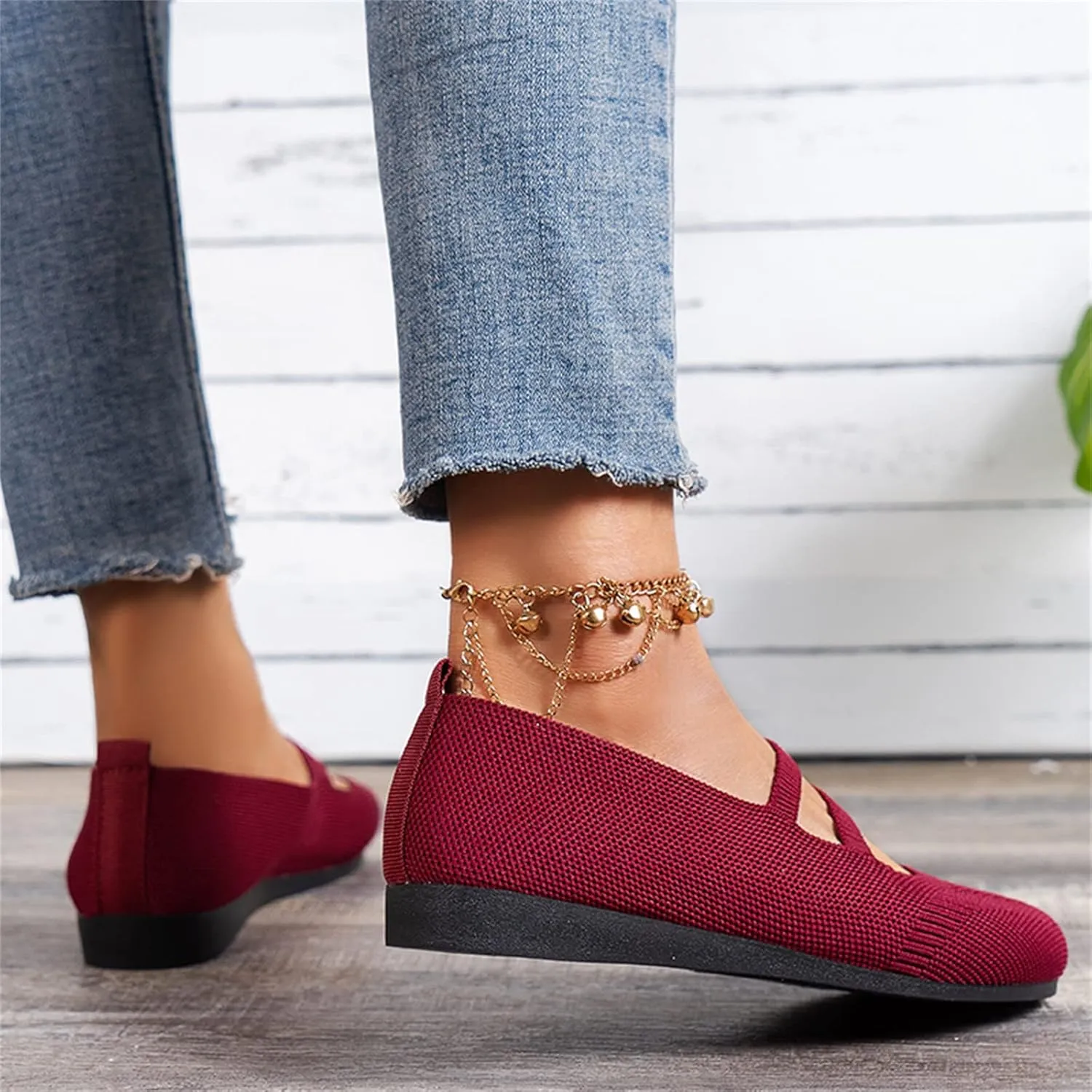 Flats for Women Dressy Ballet Loafer Slip On Business Shoes Comfortable Dress Shoes Work Flat Office Shoe