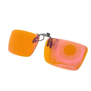Flip-Up Blue Light Blocker Clip-on For Light Sensitivity and Migraine (Flip-Up Model)