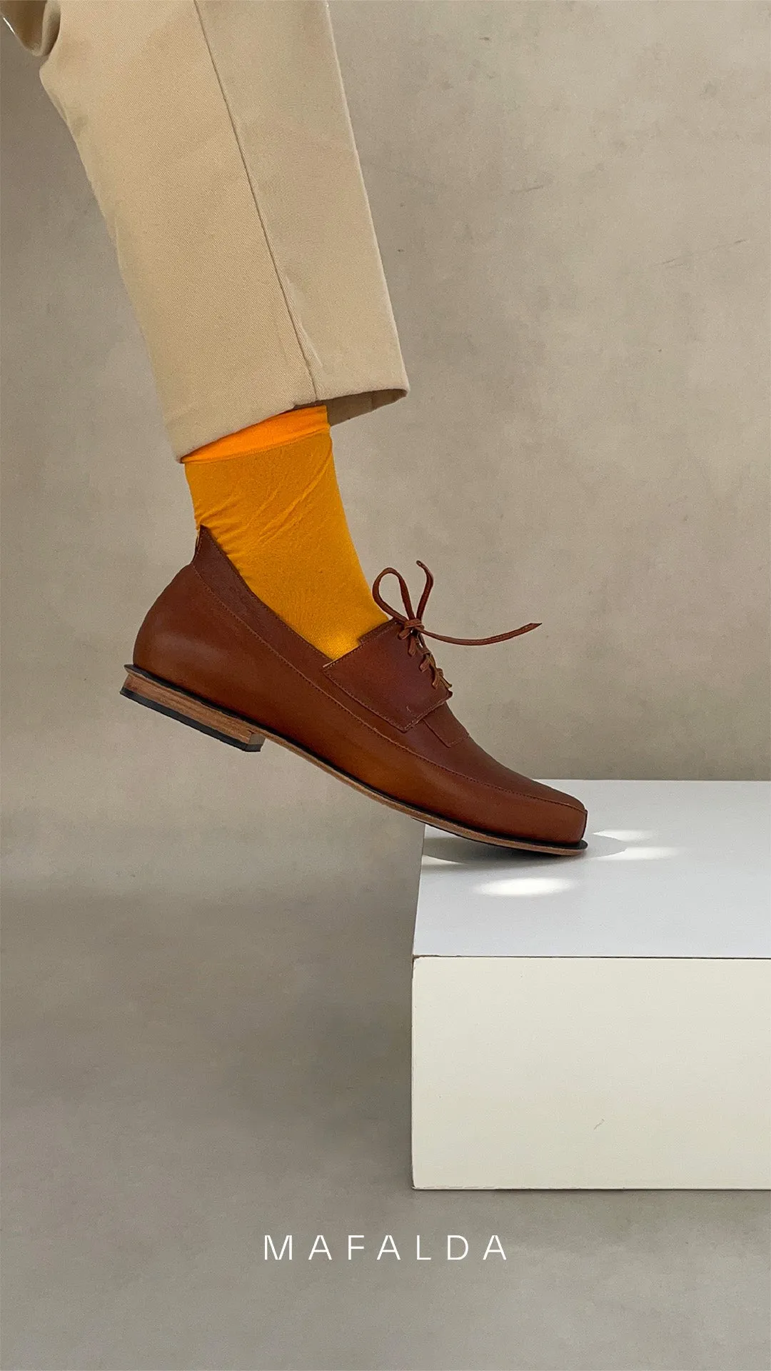 Fran Derby Shoes Havana
