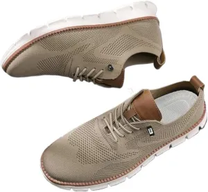 Geerta Men's Business Low Top Minimalist Sneakers, Casual Breathable Comfortable Thick Bottom Formal Shoes, Fashionable Lightweight Shoes for Daily Wear, Men's Running Sneakers Tennis Gym Workout