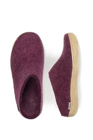 Glerups Slip-On - Leather - Cranberry
