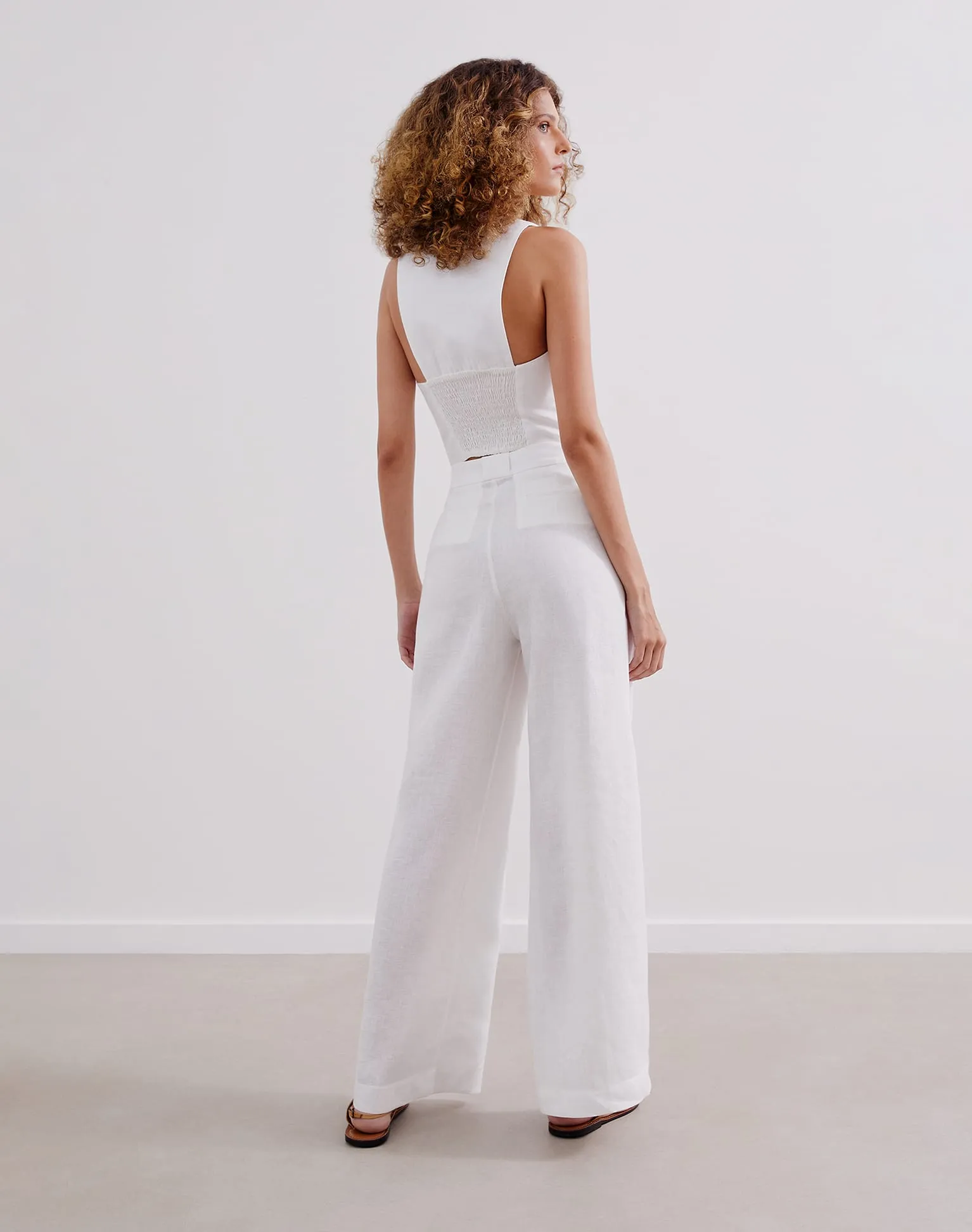 Hana Pants (exchange only) - Off White