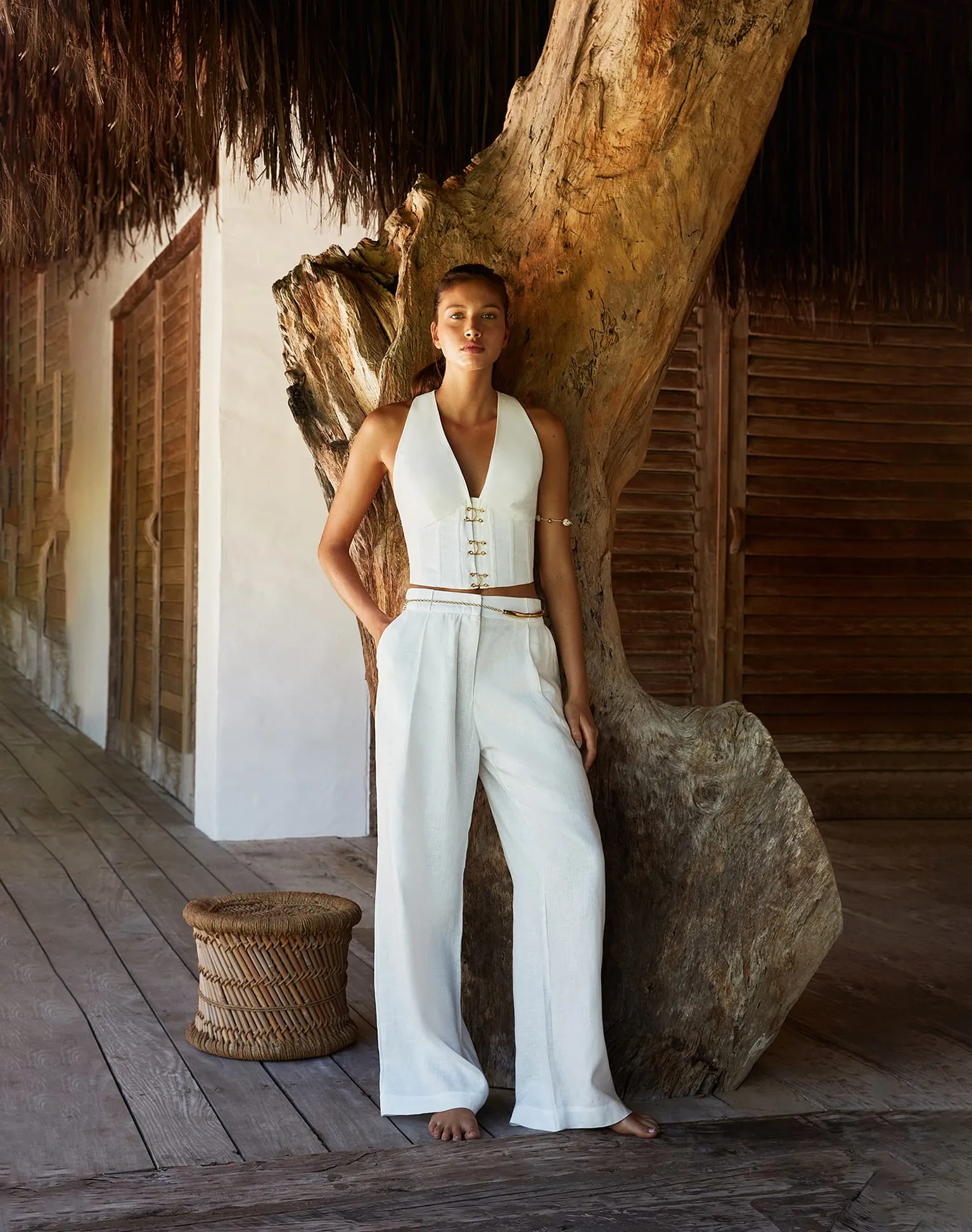 Hana Pants (exchange only) - Off White