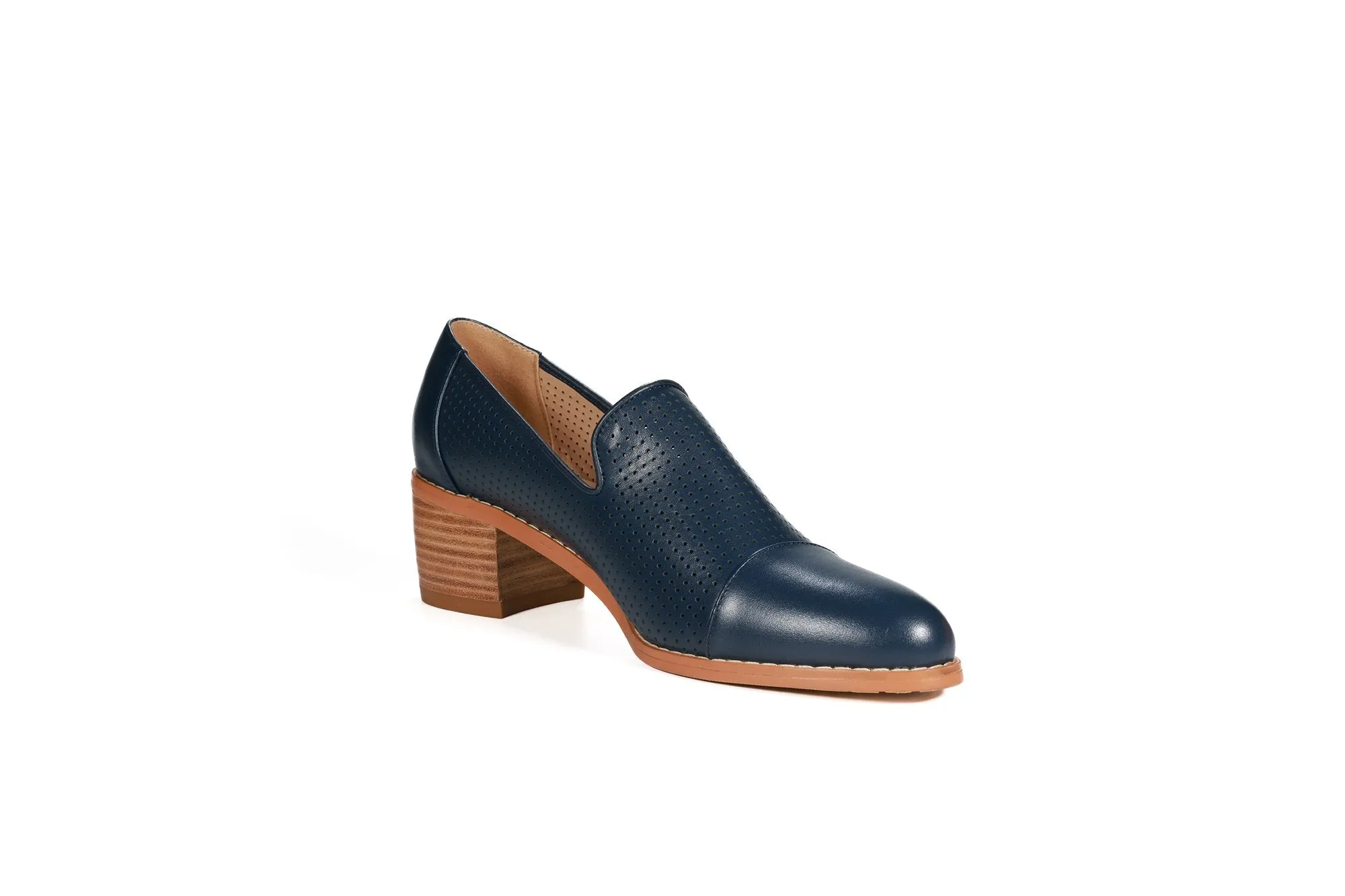 Harris Leather Loafers Navy