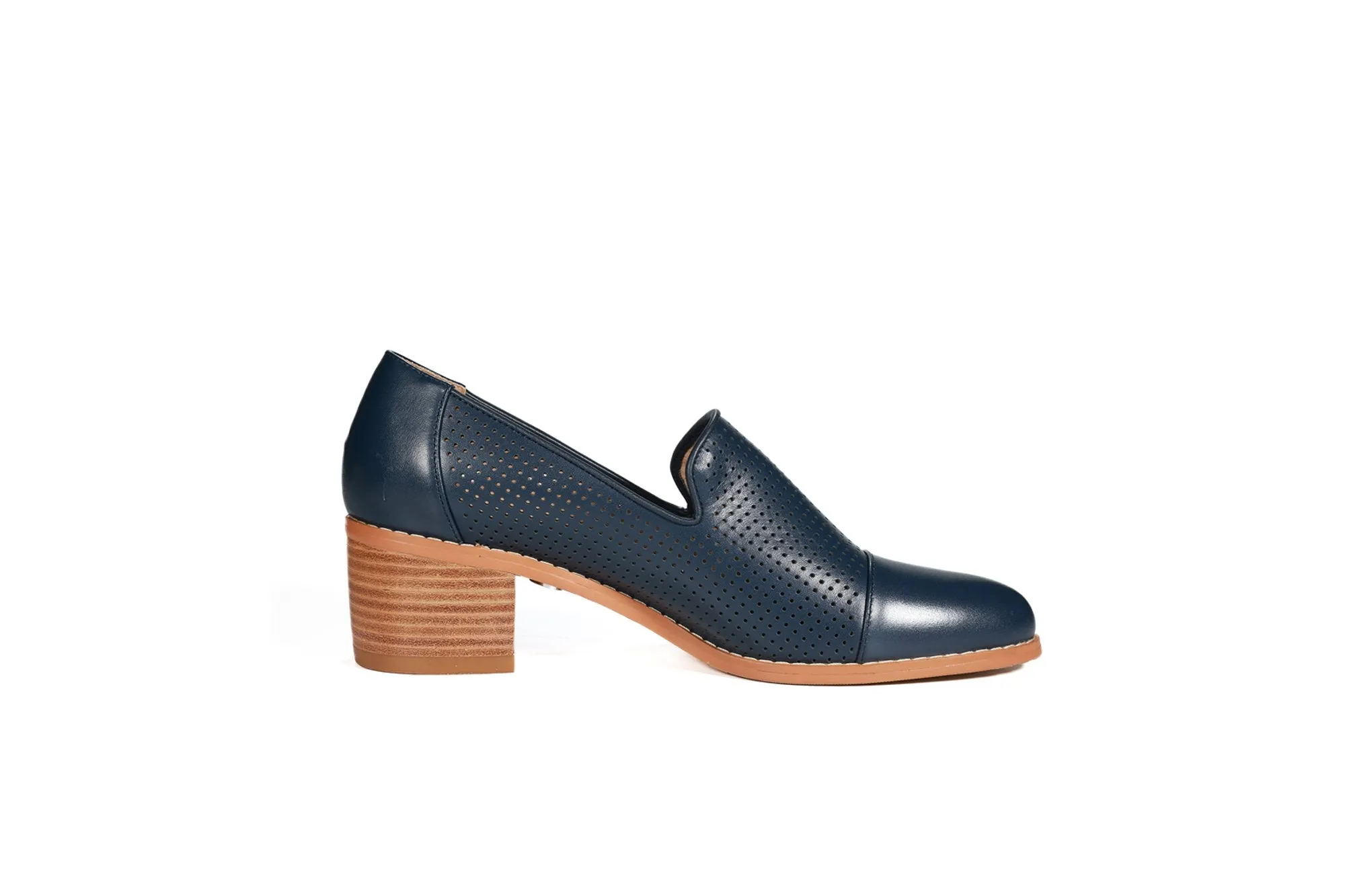 Harris Leather Loafers Navy