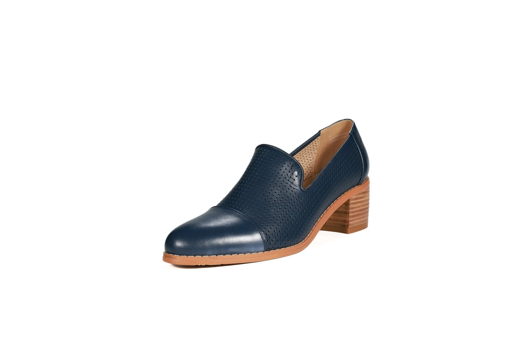 Harris Leather Loafers Navy