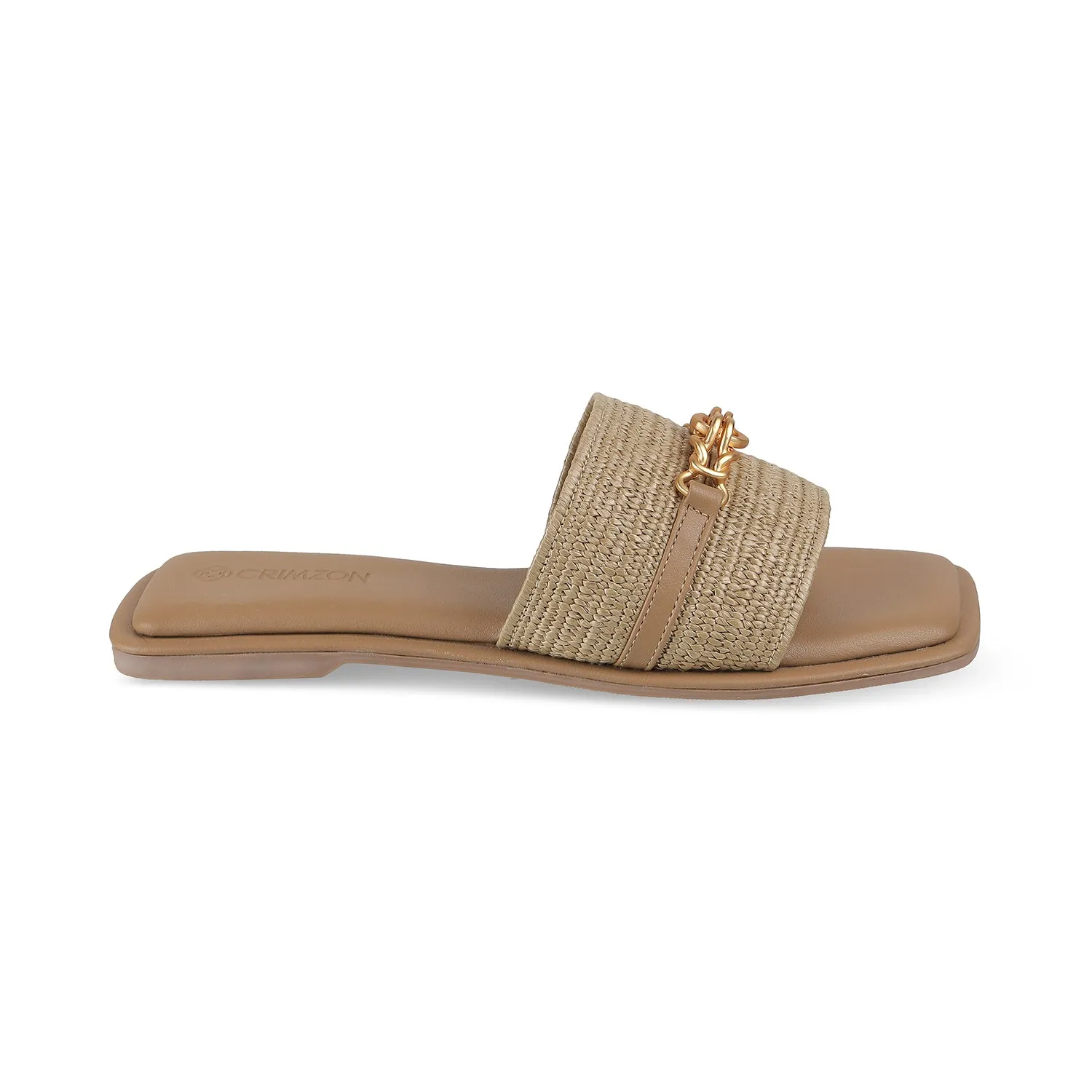 IVY- BEIGE JUTE FLATS