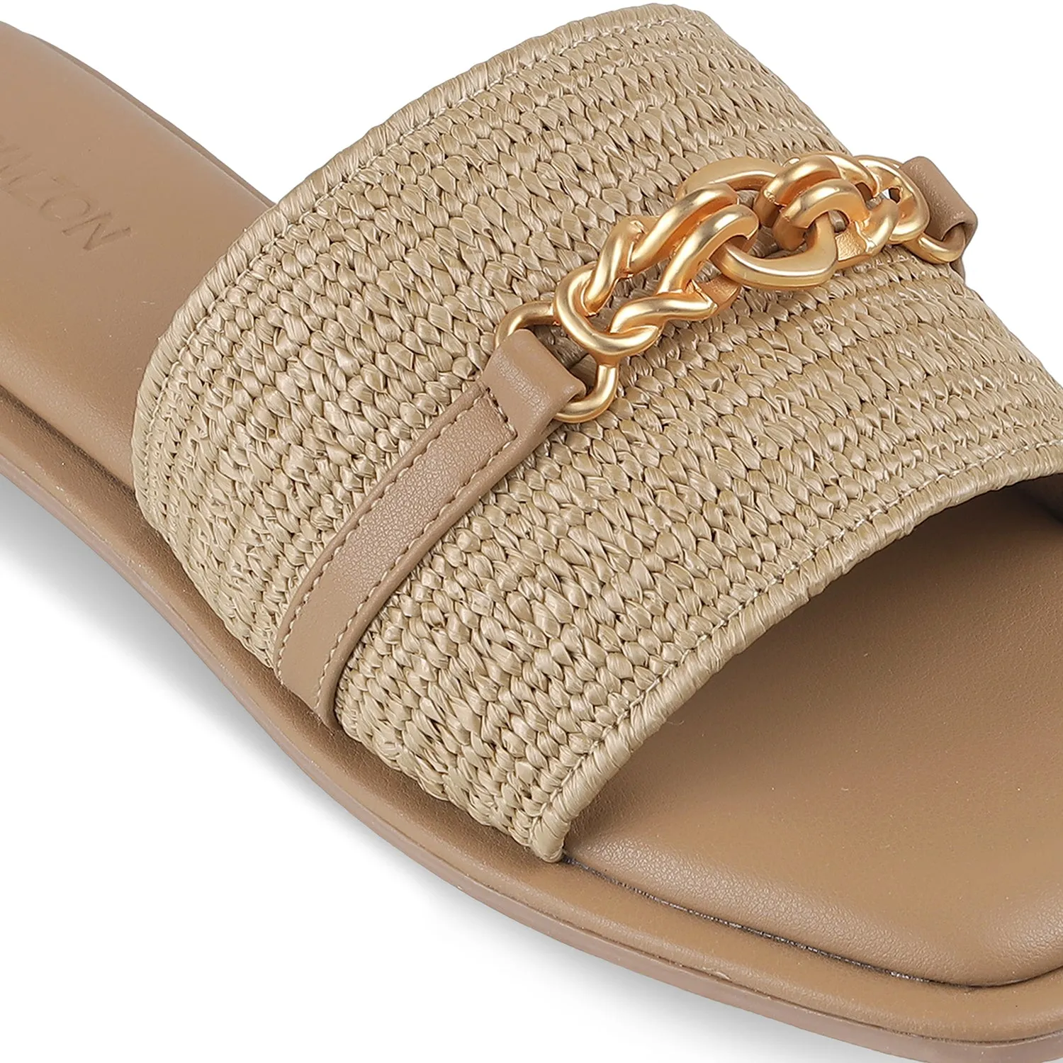 IVY- BEIGE JUTE FLATS