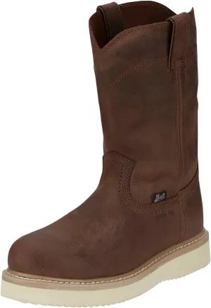 Justin Men's Pull-On Work Boot Steel Toe - Ow4711
