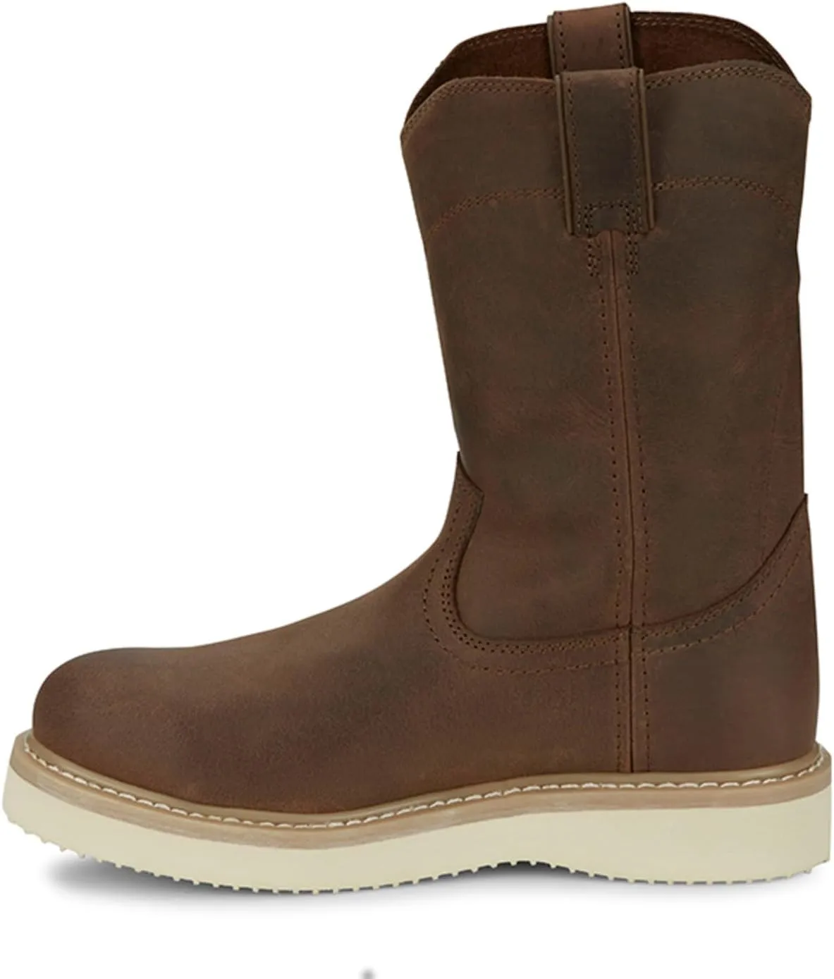 Justin Men's Pull-On Work Boot Steel Toe - Ow4711