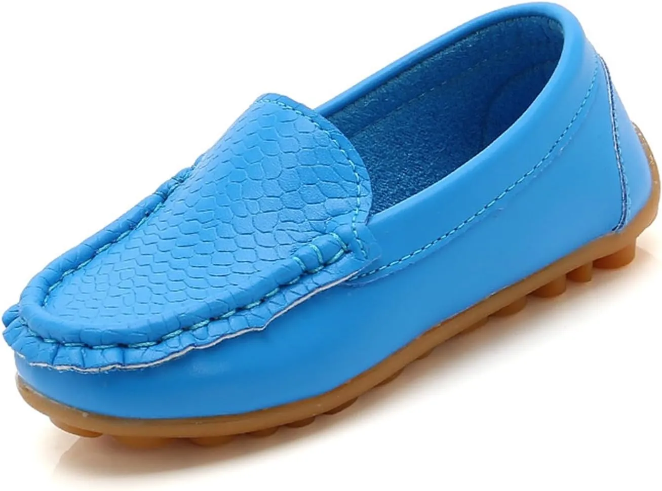 Kids Boys Girls Soft Slip On Loafers Flat Boat occasin Schooling Daily Walking Shoes Casual Wedge Dress Shoes