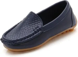 Kids Boys Girls Soft Slip On Loafers Flat Boat occasin Schooling Daily Walking Shoes Casual Wedge Dress Shoes