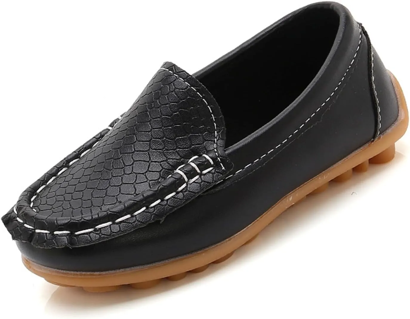 Kids Boys Girls Soft Slip On Loafers Flat Boat occasin Schooling Daily Walking Shoes Casual Wedge Dress Shoes
