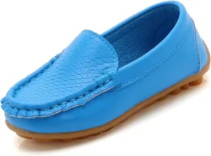 Kids Boys Girls Soft Slip On Loafers Flat Boat occasin Schooling Daily Walking Shoes Casual Wedge Dress Shoes