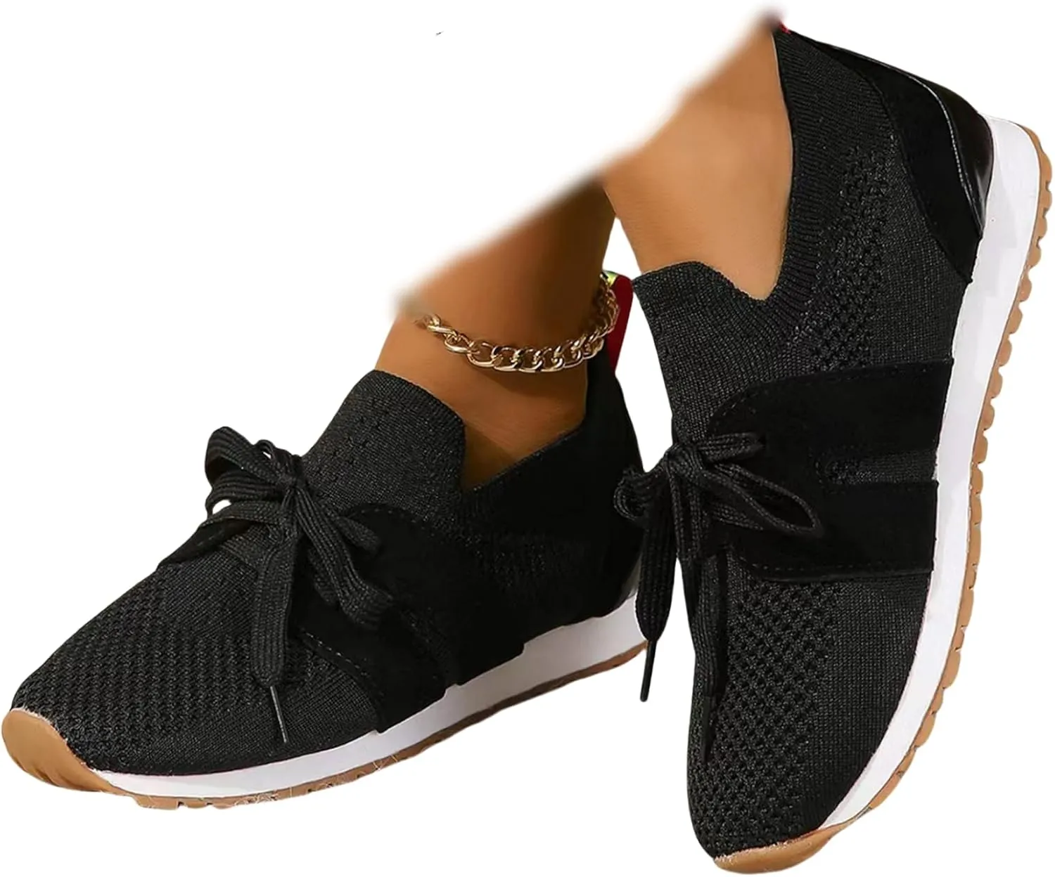 Ladmiple Running Shoes For Women Athletic Walking Shoes Slip On Casual Mesh-Comfortable Athletic Tennis Workout Sneakers 2025