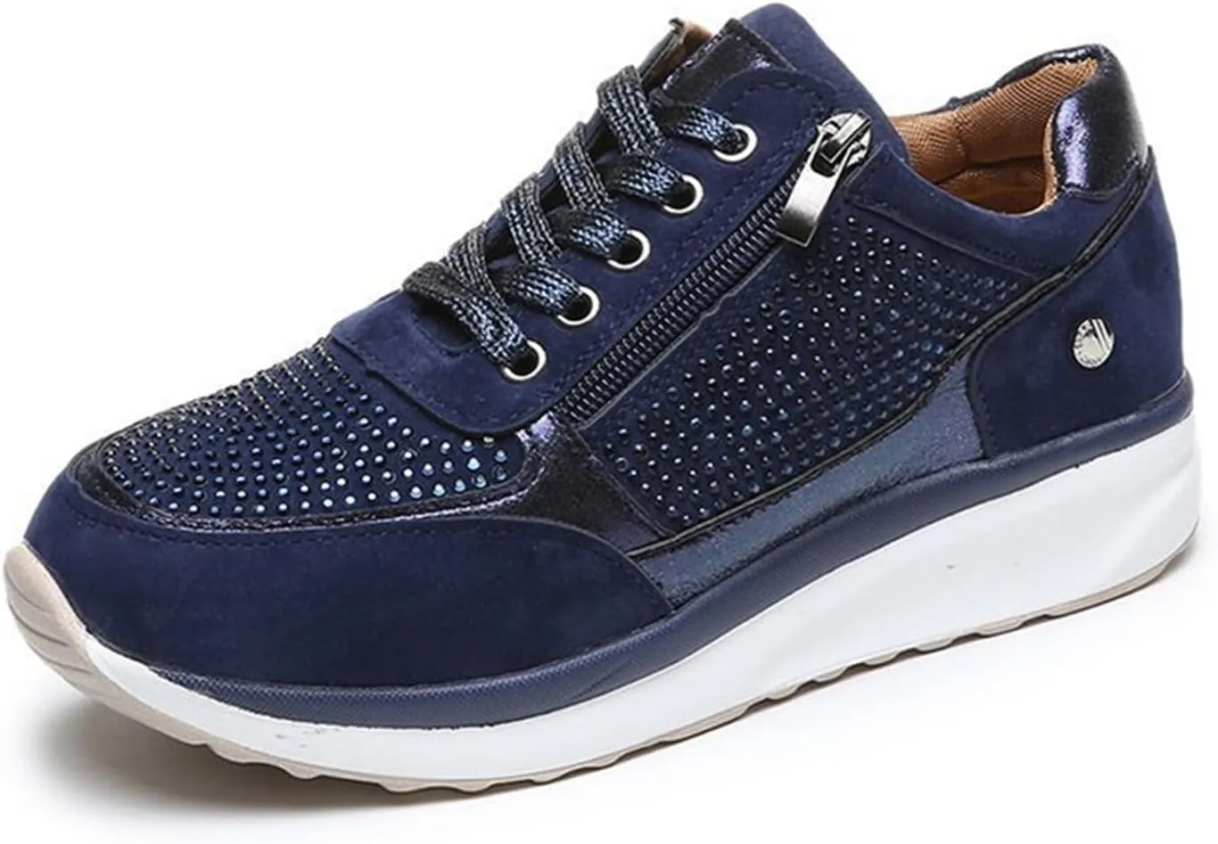 Ladmiple Sneakers For Women Comfortable Shoes Slip On Platform Shoes Fashion Dressy Casual Summer Walking Flats Loafers