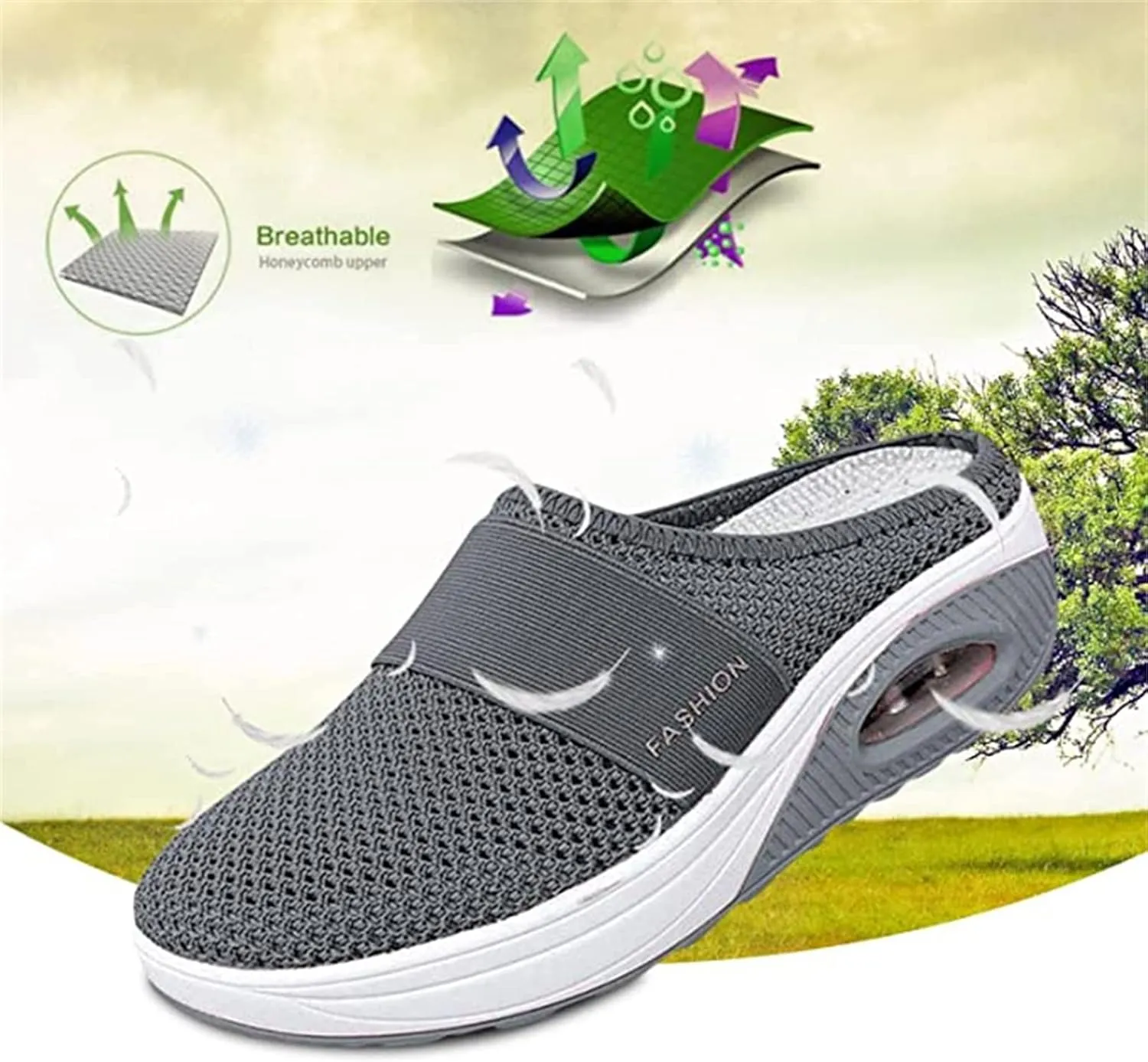 Ladmiple Sneakers For Women Walking Shoes Arch Support Casual Slip On Fashion Comfortable Dressy Summer Flats Loafers