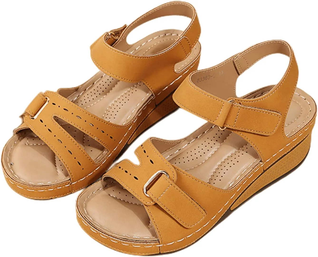 Ladmiple Womens Sandals Dressy Comfortable Summer Flip Flops Arch Support Slipper Beach Roman Open Toe Orthopedic Sandal