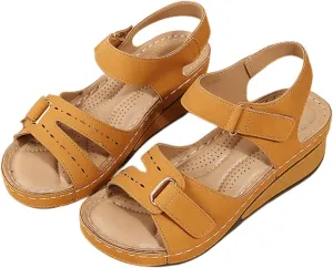 Ladmiple Womens Sandals Dressy Comfortable Summer Flip Flops Arch Support Slipper Beach Roman Open Toe Orthopedic Sandal