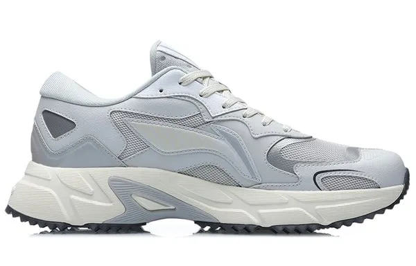 Li-Ning Stylish Running 'Antarctic Grey' sneakers, gray