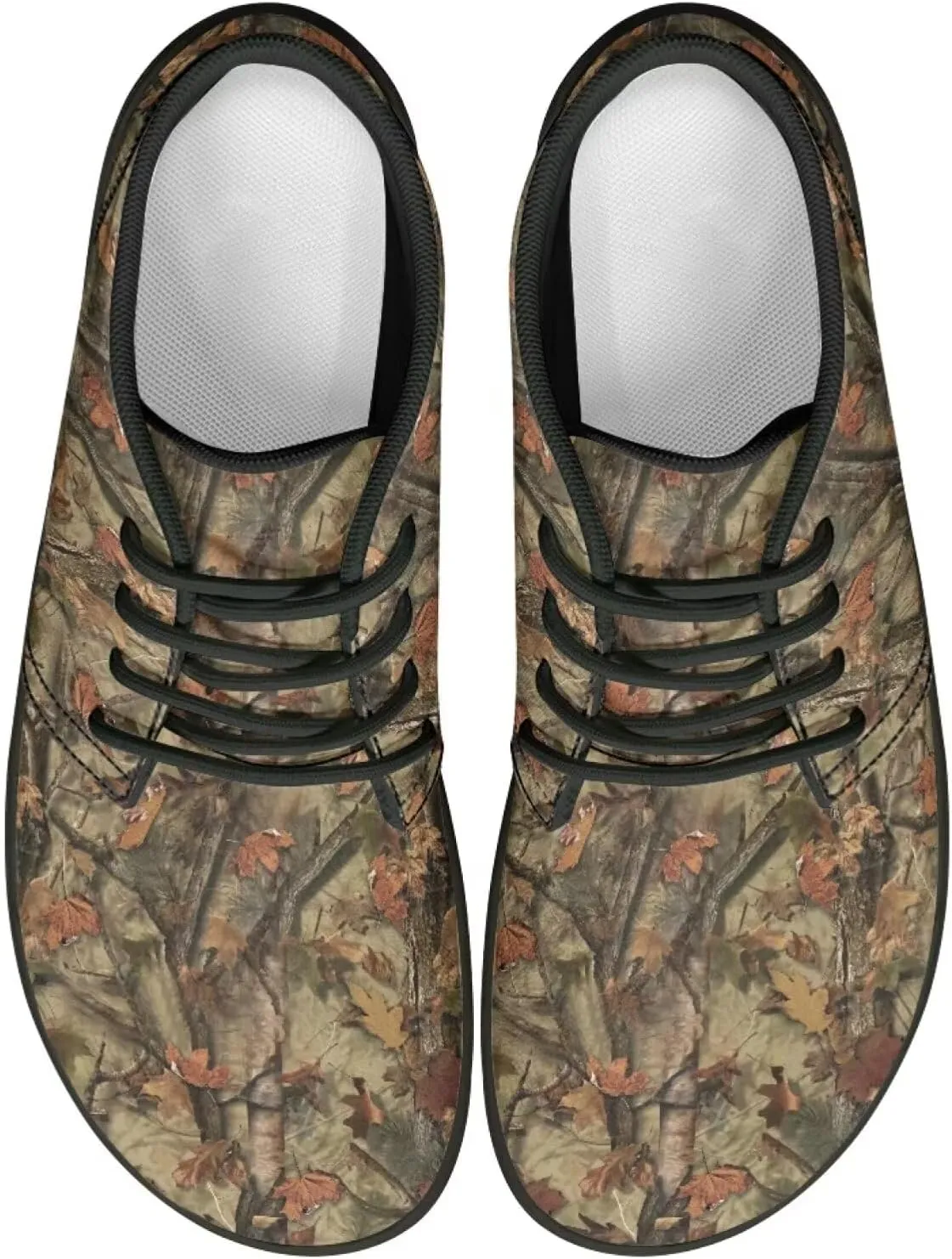 Mens Barefoot Shoes Stylish Zero Drop Sole Anti-Skid Running Sneakers for Walking Hiking