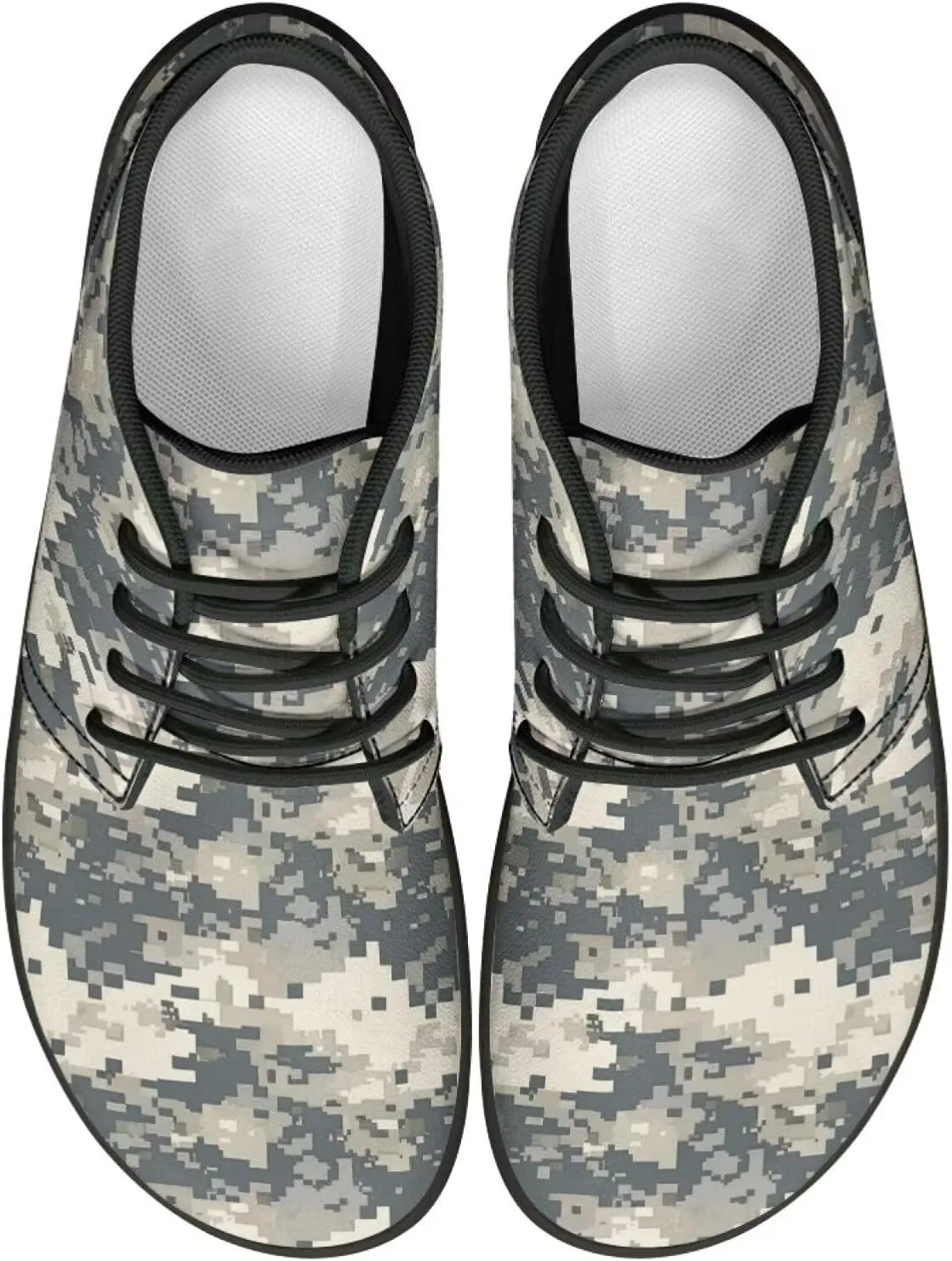 Mens Barefoot Shoes Stylish Zero Drop Sole Anti-Skid Running Sneakers for Walking Hiking