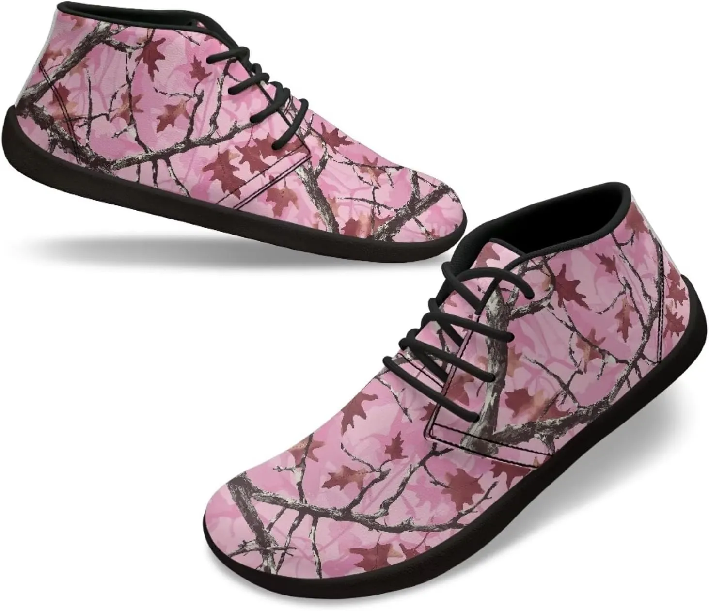Mens Barefoot Shoes Stylish Zero Drop Sole Anti-Skid Running Sneakers for Walking Hiking