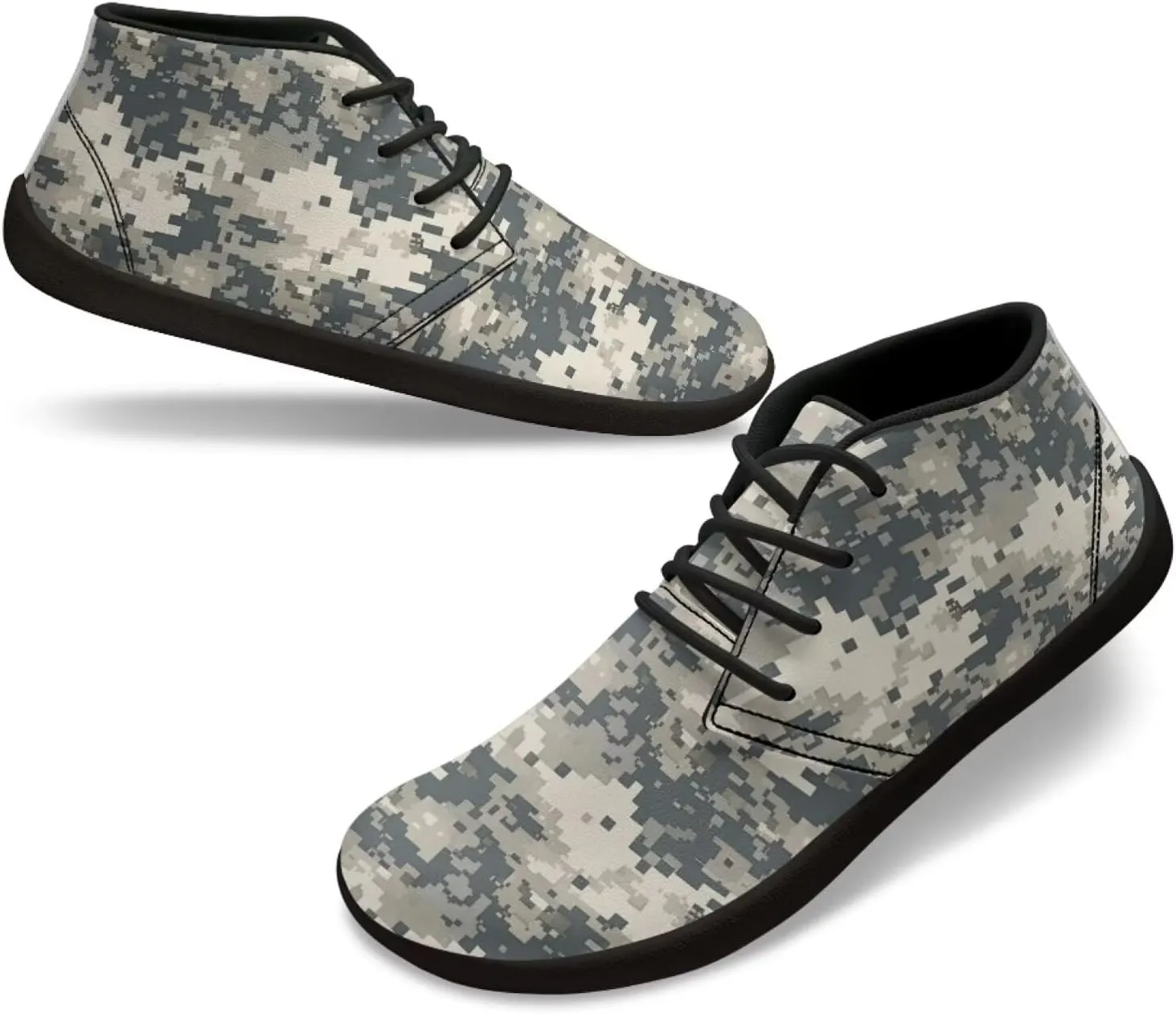 Mens Barefoot Shoes Stylish Zero Drop Sole Anti-Skid Running Sneakers for Walking Hiking