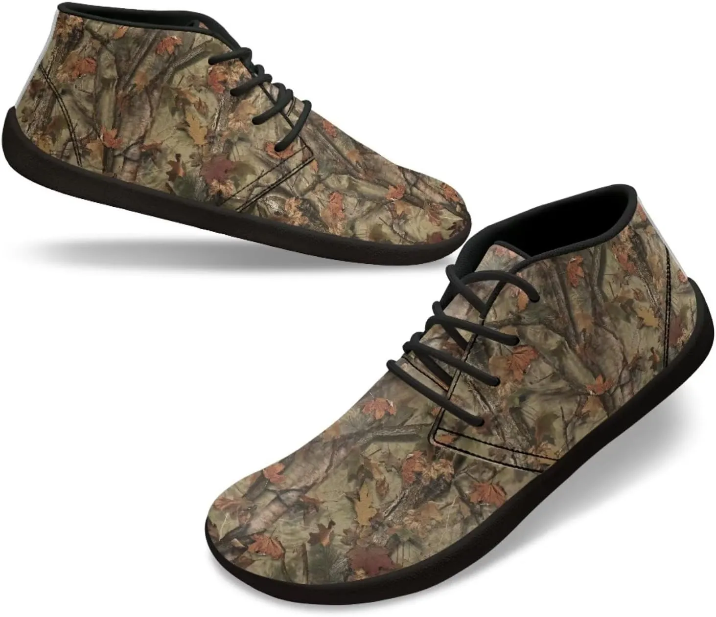 Mens Barefoot Shoes Stylish Zero Drop Sole Anti-Skid Running Sneakers for Walking Hiking
