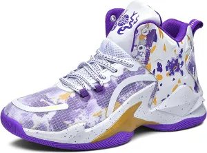 Men's Basketball Shoes are Breathable Shock-Absorbing Anti Slip Wear-Resistant Trendy Sports Training Boots