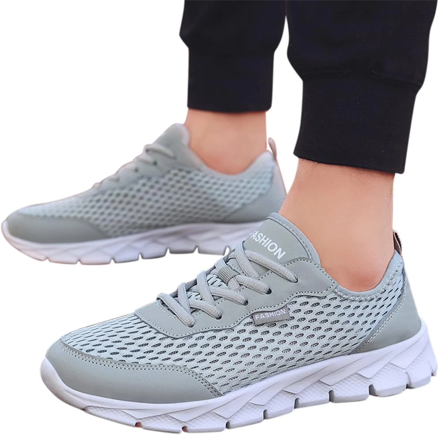 Men's Casual Dress Sneakers Oxfords Business Mesh Breathable Mens Tennis Shoes Breathable Women's Shoes Casual White Platform Sneakers Red Tennis Shoe Cross Trainer Shoe