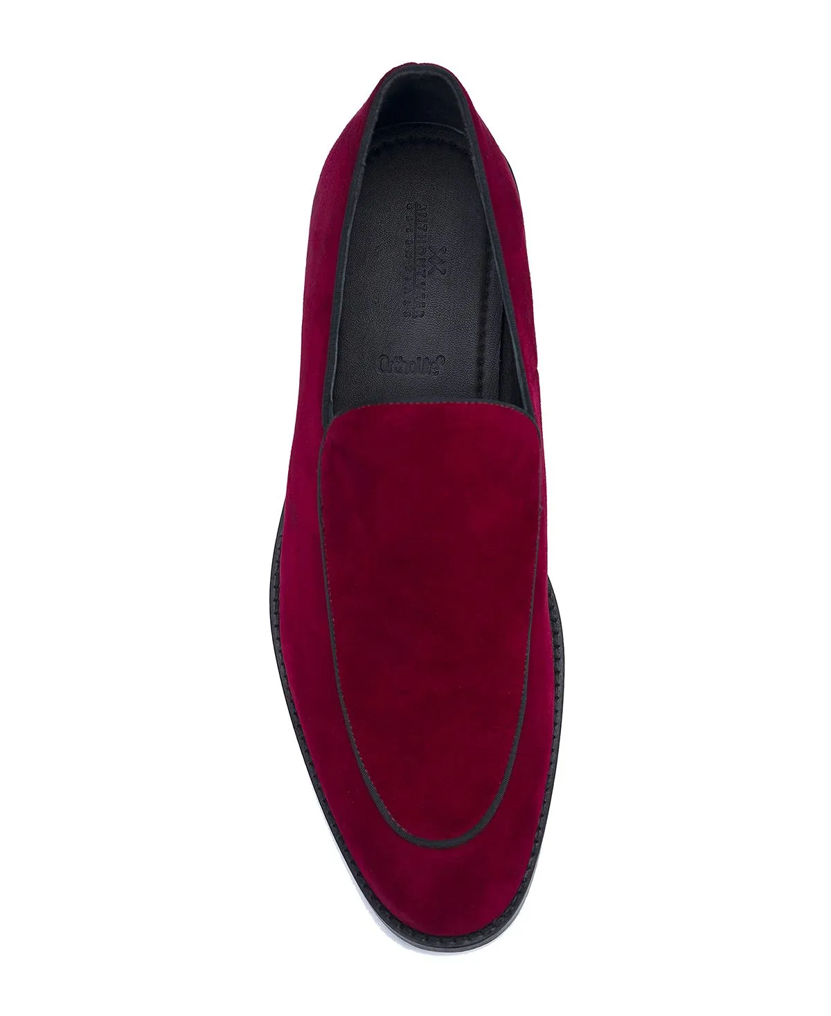 Men's Craige Anthony Veer Suede Slip-On Loafers, Red
