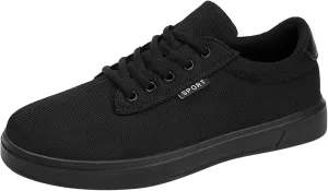 Men's Non Slip Barefoot Minimalist Shoes Business Mesh Breathable Walking Shoe Breathable Lace Up Shoes for Men