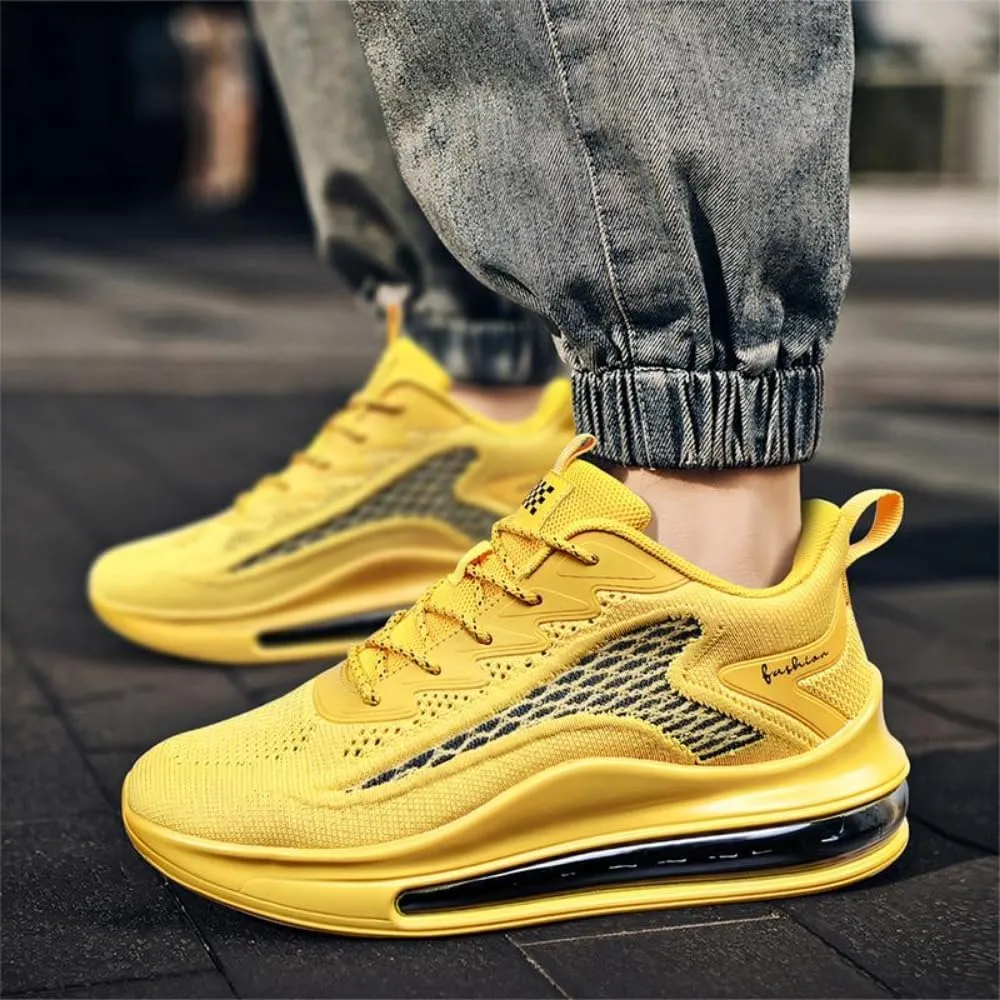 Men's Slip on Walking Shoes Non Slip Running Shoes Breathable Workout Lightweight Gym Sneakers Lace Up Cushion Soft Sole