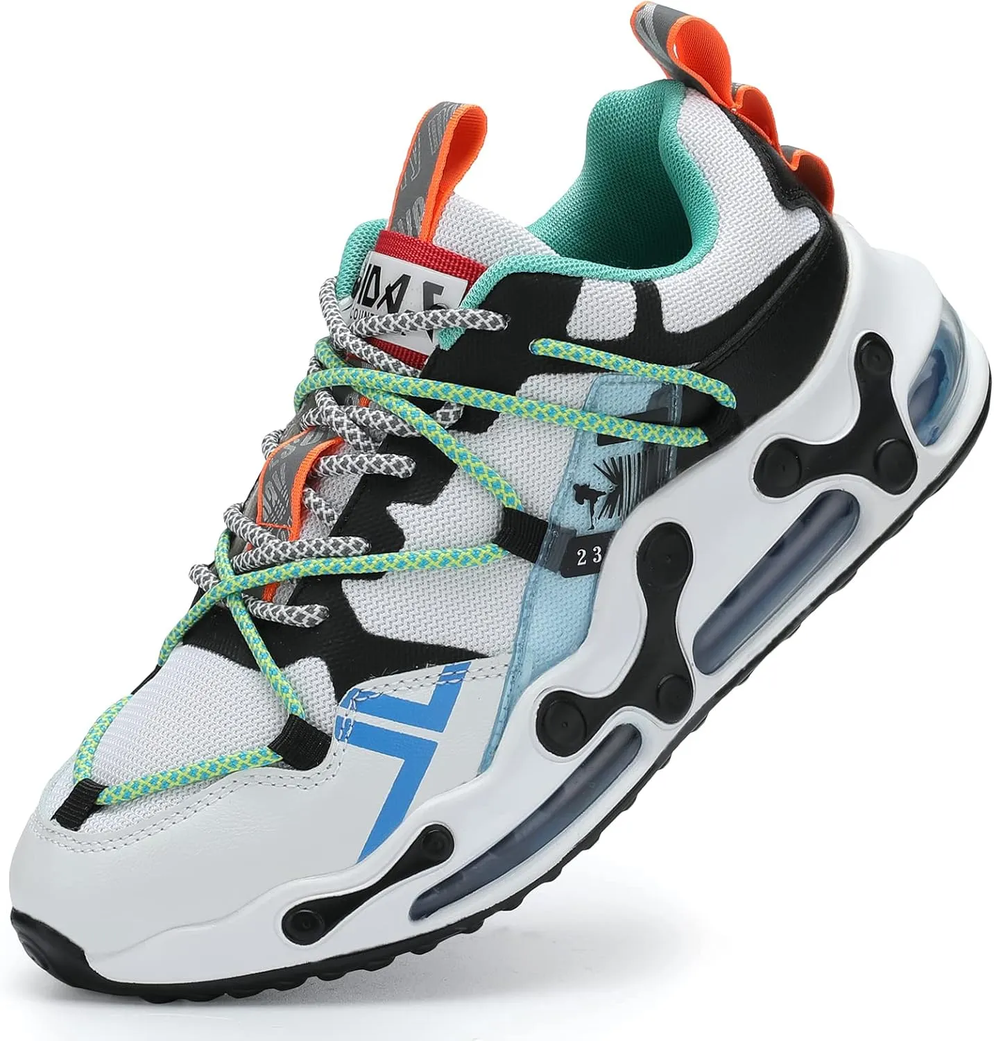 Milazzo Men's Retro Color Blocked Comfy Breathable Shoes Walking Casual Athletic Shoes